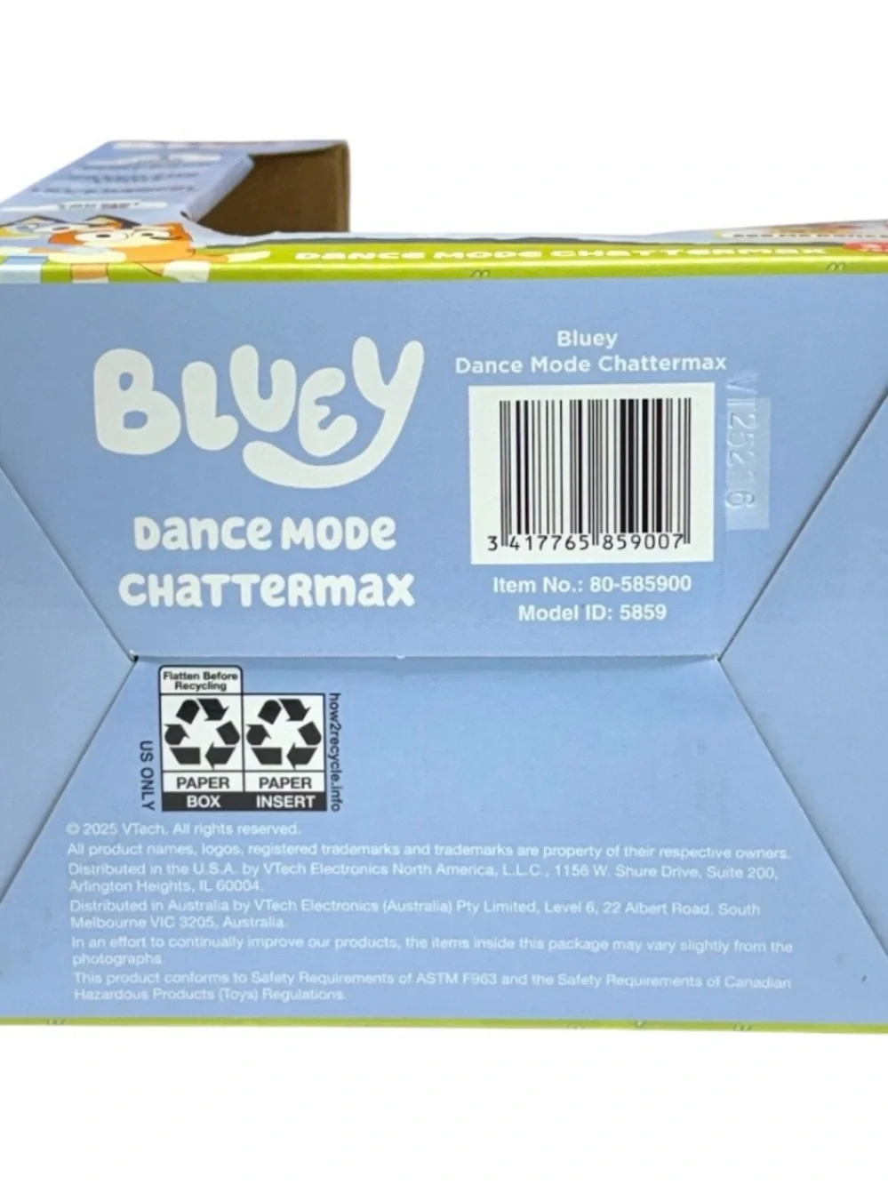 VTech Bluey Dance Mode Chattermax Interactive Learning Baby and Toddler Toys